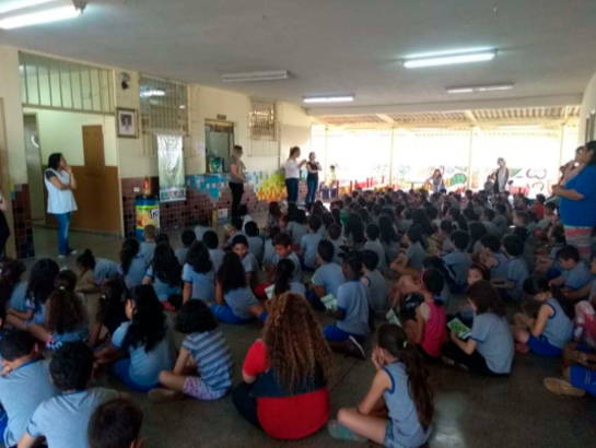 Escola Antonio Raminelli - Palestra efetuada em 02 períodos atingindo mais de: 970 pessoas 